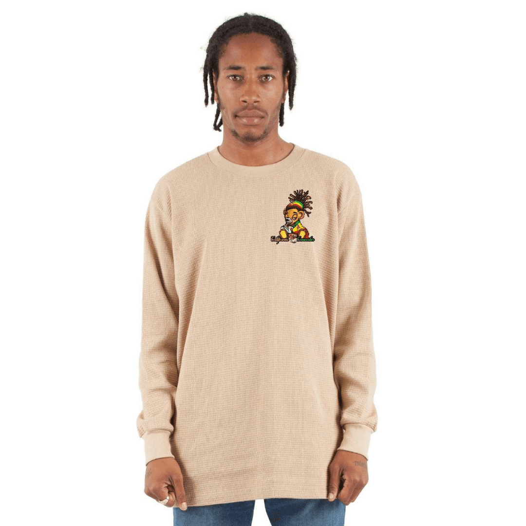 California Cannabis Waffle Knit Thermal