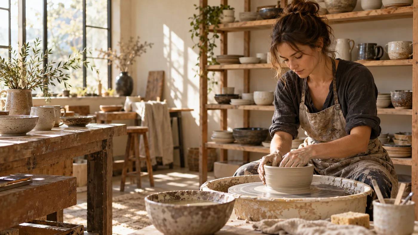 Field & Kiln — Home and Handmade example website